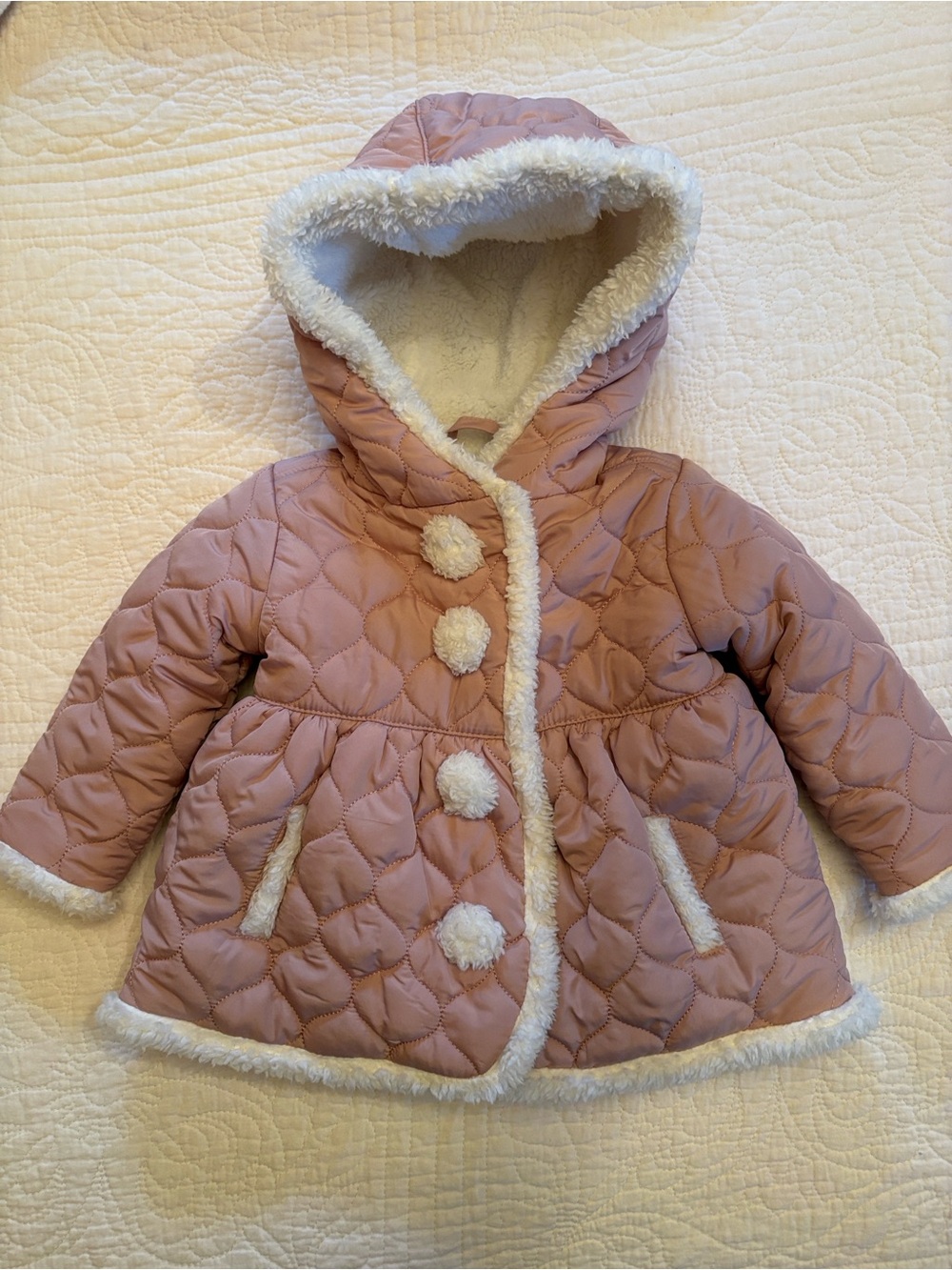 Tahari baby girl coat, 12 months